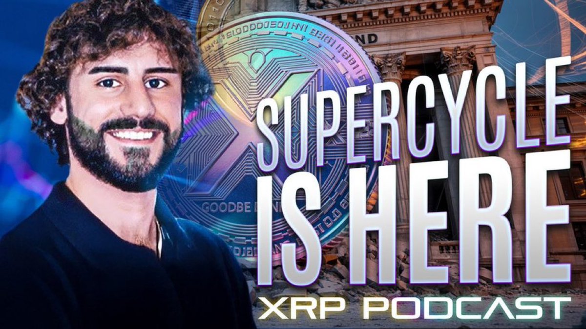 Good Morning Crypto (@absgmcrypto) on Twitter photo $XRP SUPER CYCLE IS HERE! ๐
NEW XRP PODCAST W/ <a href="/paulbarron/">PaulBarron</a>! ๐
CLICK THE LINK BELWO TO WATCH NOW! $XRP SUPER CYCLE IS HERE! ๐
NEW XRP PODCAST W/ <a href="/paulbarron/">PaulBarron</a>! ๐
CLICK THE LINK BELWO TO WATCH NOW!