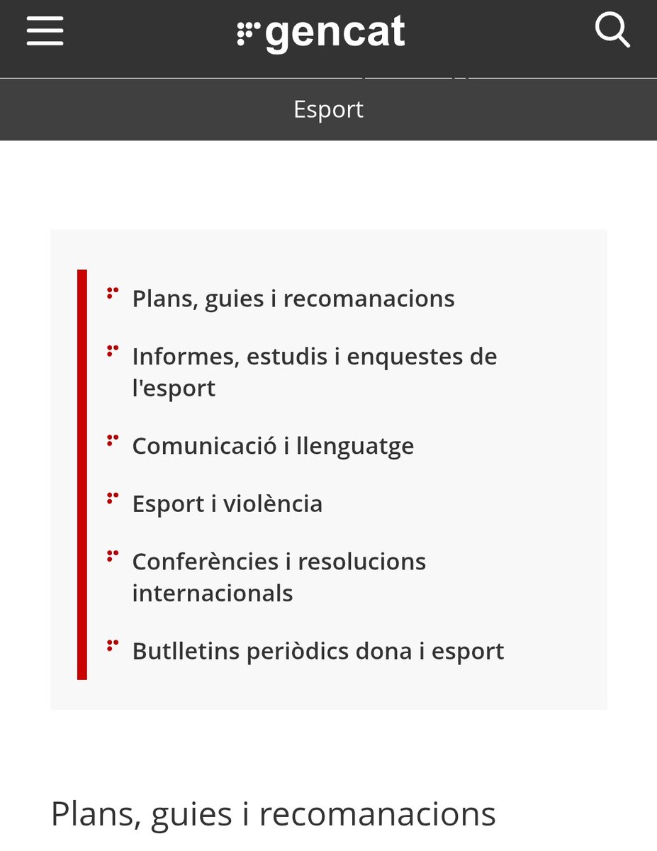 Us recomanem aquest enllaç amb publicacions molt interessants sobre #EsportiGènere

👇🏼👇🏼👇🏼

esport.gencat.cat/ca/arees_dactu…