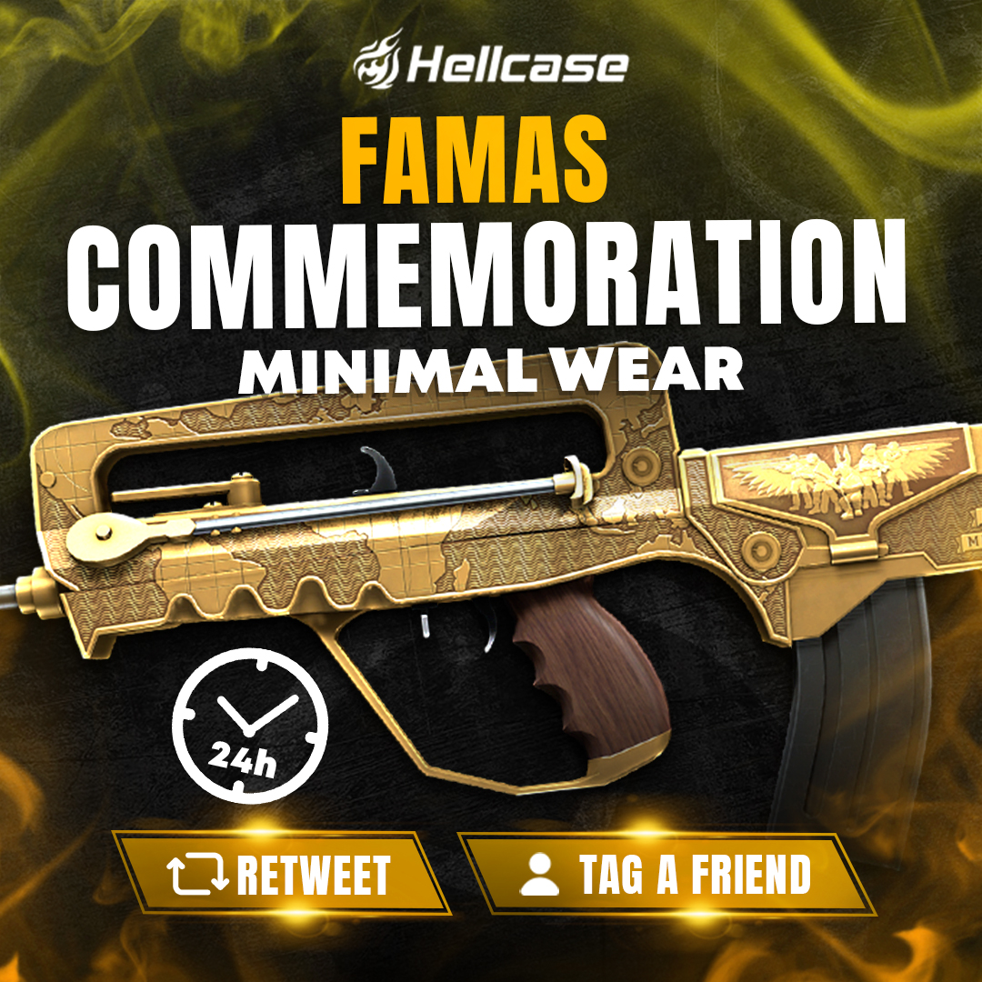 🎁 FAST GIVEAWAY 🏁

👇 Tag Your Best Friend &amp; Like
🚀 Follow us
👥 Join us on WhatsApp - whatsapp.com/channel/0029Va…
🔥 Retweet this post
😎 The winner of the previous giveaway is 
<a href="/FerrazArthur/">Arthur Bataglia</a> 

#hellcase #csgo #cs2 #csgoskin #csgoskins #csgoskinsgiveaway #csgocases #csgocase