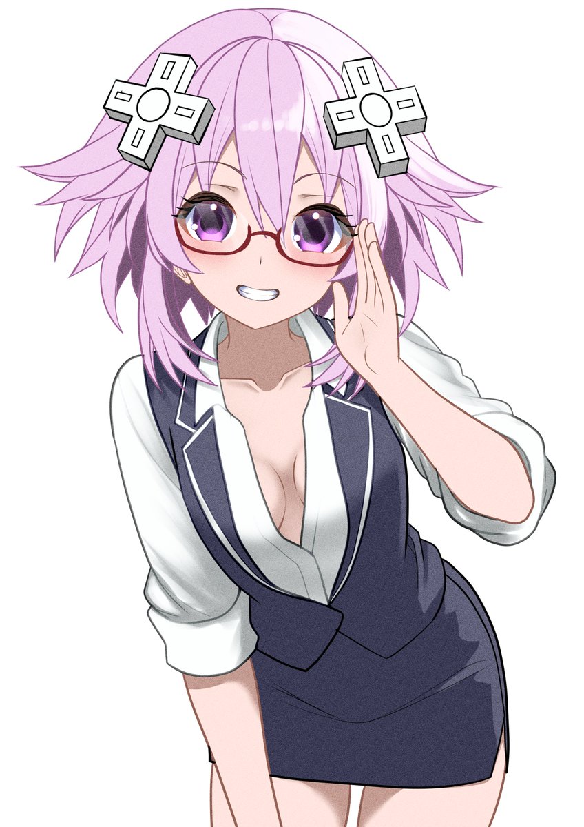 The company is still afloat not because of her though. 

hope the other one would rest XD

#Neptunia #ネプテューヌ