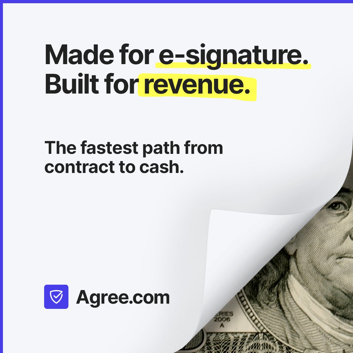 All revenue starts with a signature
✅ Contract Signed
✅ Invoice Delivered
✅ Payment Received