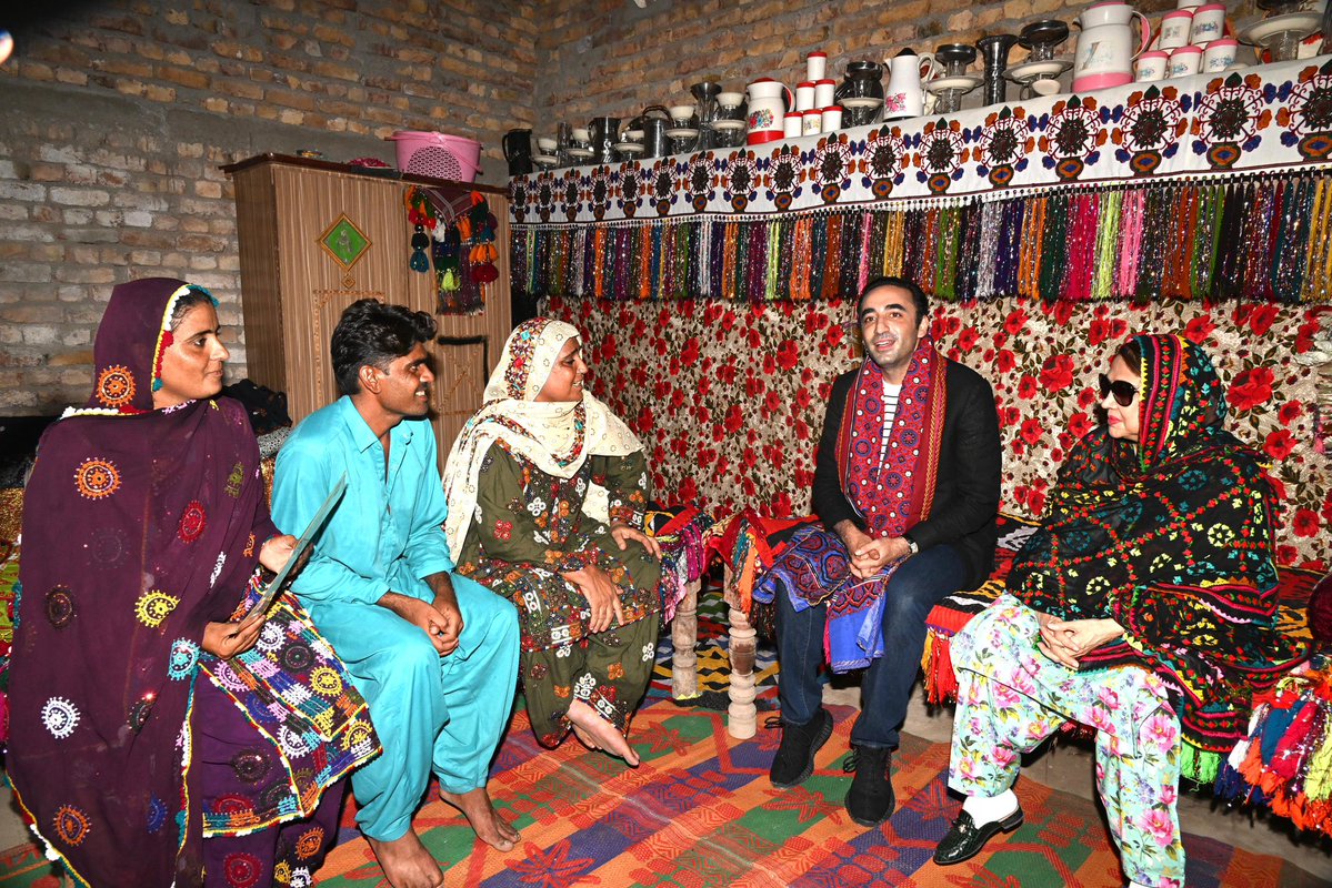 Haris_Alii (@harixali05) on Twitter photo Chairman PPP <a href="/BBhuttoZardari/">BilawalBhuttoZardari</a> along with PPP Women’s Wing Central President Faryal Talpur, visited the completed and under-construction houses built under Sindh Peoples Housing in the village of Khair M. Brohicommunity located in Union Council Waris Dino, Taluka Ratodero.
#PPP Chairman PPP <a href="/BBhuttoZardari/">BilawalBhuttoZardari</a> along with PPP Women’s Wing Central President Faryal Talpur, visited the completed and under-construction houses built under Sindh Peoples Housing in the village of Khair M. Brohicommunity located in Union Council Waris Dino, Taluka Ratodero.
#PPP