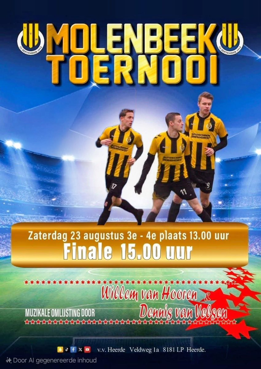 Heerde komt weer op voorsprong 65 min 2-1  Ivan van Beek op aangeven van Lucas de Jong