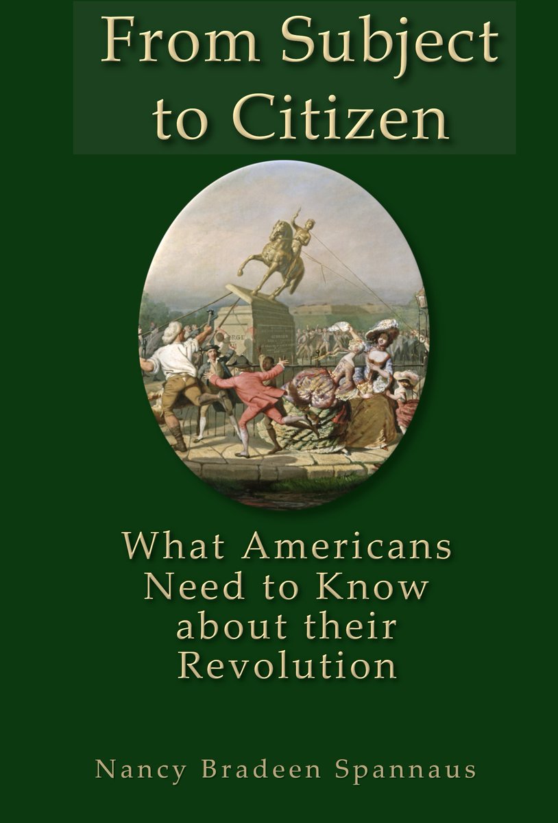 AmSysNow's tweet photo. @SWOConnell You beat me to it -- from this day forward, there was no reason for the colonists to keep loyalty to the King. Many, of course, had already realized that. See From Subject to Citizen by Nancy Spannaus -- on Amazon. https://t.co/ywA1iELePu
