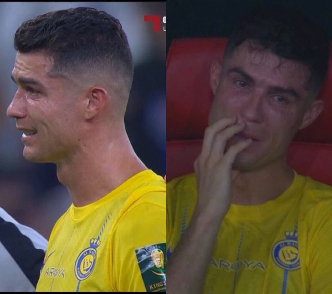 #نهايي_كاس_السوبر_السعودي

دموع رونالدو مع النصر أكثر من بطولاتهم 😂