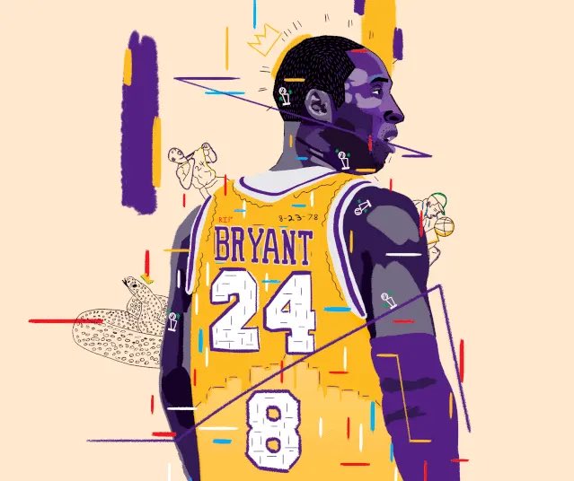 LakersEmpire's tweet photo. Happy Birthday Kobe Bean Bryant 💛💜

Kobe Bryant would’ve been 47 today. 

Rest in Peace Mamba 🖤🐍 https://t.co/K0CnVKsdma