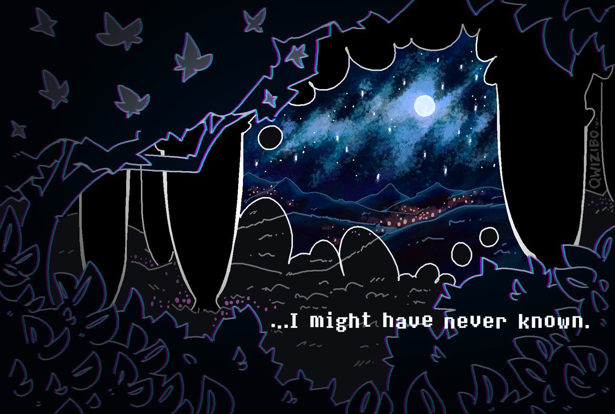 Ralsei gets to see the stars... #DELTARUNE