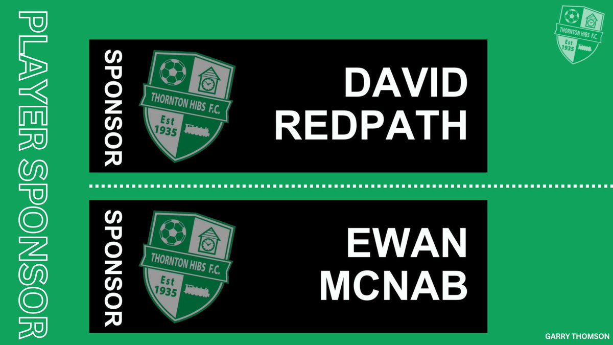 LATEST // Thornton Hibs 1 v 0 Bathgate Thistle
⚽ GARRY THOMSON