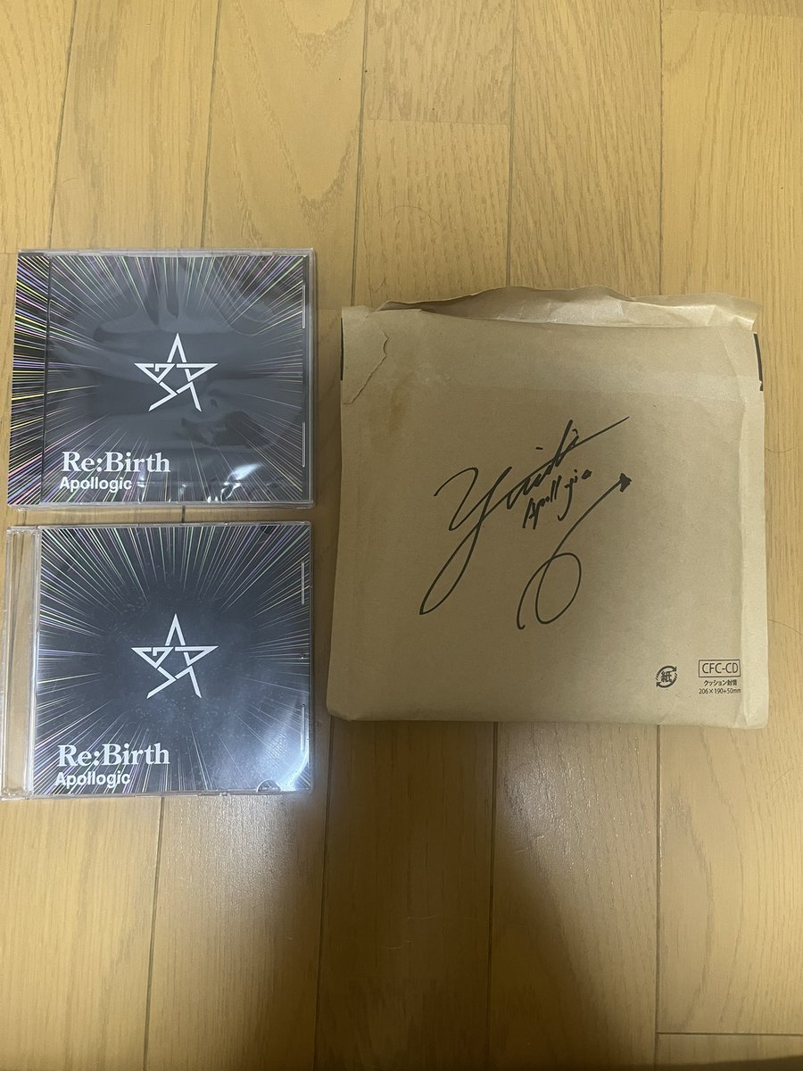 ジュンイチ@アポロ児北多摩支部 (@wc74j6j9tf42007) on Twitter photo Apollogicライブお疲れ様でした
New Re:Birth持ってなかったから買いました さーさ、ゆーいちさんありがとう特にゆーいちさんサインあざまーす🤘
#Apollogic
#アポロch
#ReBirth
<a href="/apollogic_/">Apollogic</a>
<a href="/ssksn1230/">さーさ@Apollogic</a>
<a href="/kasabuta87/">ゆーいち@Apollogic</a> Apollogicライブお疲れ様でした
New Re:Birth持ってなかったから買いました さーさ、ゆーいちさんありがとう特にゆーいちさんサインあざまーす🤘
#Apollogic
#アポロch
#ReBirth
<a href="/apollogic_/">Apollogic</a>
<a href="/ssksn1230/">さーさ@Apollogic</a>
<a href="/kasabuta87/">ゆーいち@Apollogic</a>