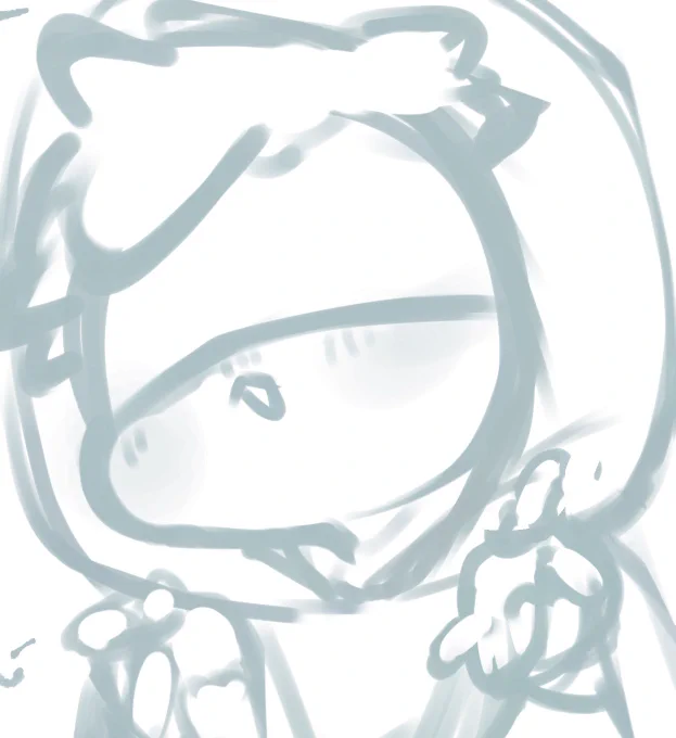 占い師を描きながら休憩の占い師を描くよ