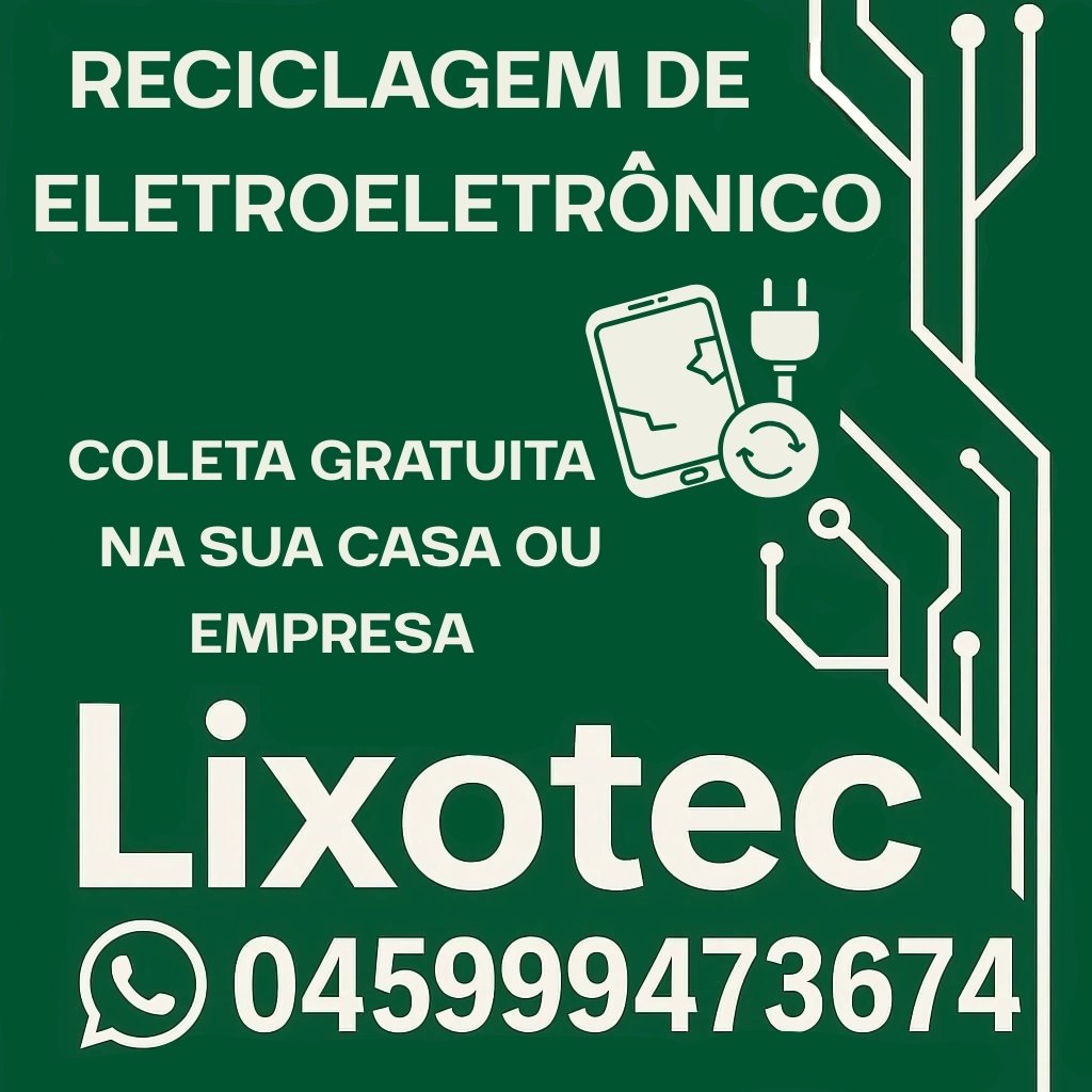 projetolixotec's tweet image. ♻️ Descarte corretamente conosco! ⠀

#consumoconsciente #reciclagem #lixoeletronico #economiacircular #lixotec  #sustentabilidade #meioambiente #logísticareversa #manufaturareversa #projetolixotec