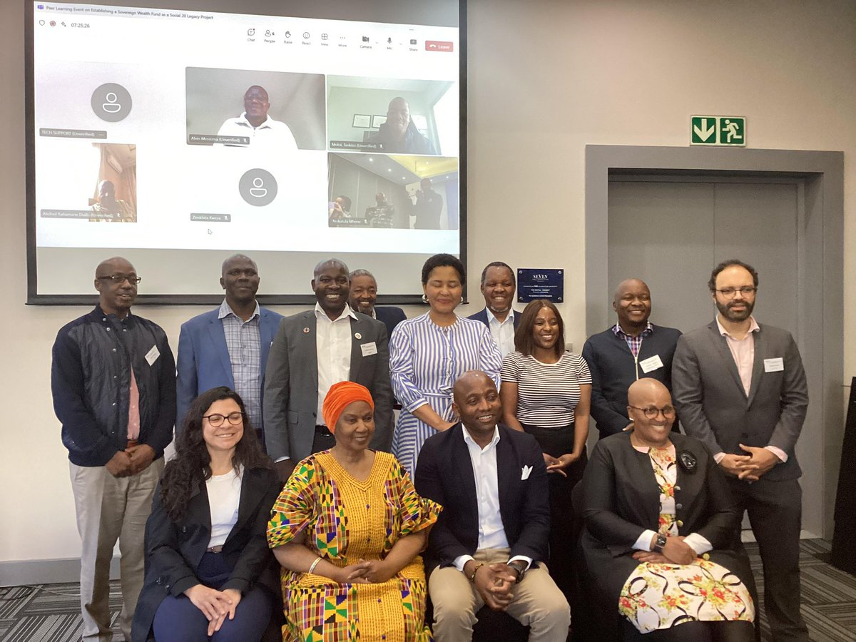 Just co hosted an incredible #G20 Social meeting on Sovereign Wealth Funds. When forward-thinking leaders come together, the conversations shape policy and the future. Excited about what’s ahead. 🌍 #G20Social #SovereignWealthFunds #GlobalLeadership