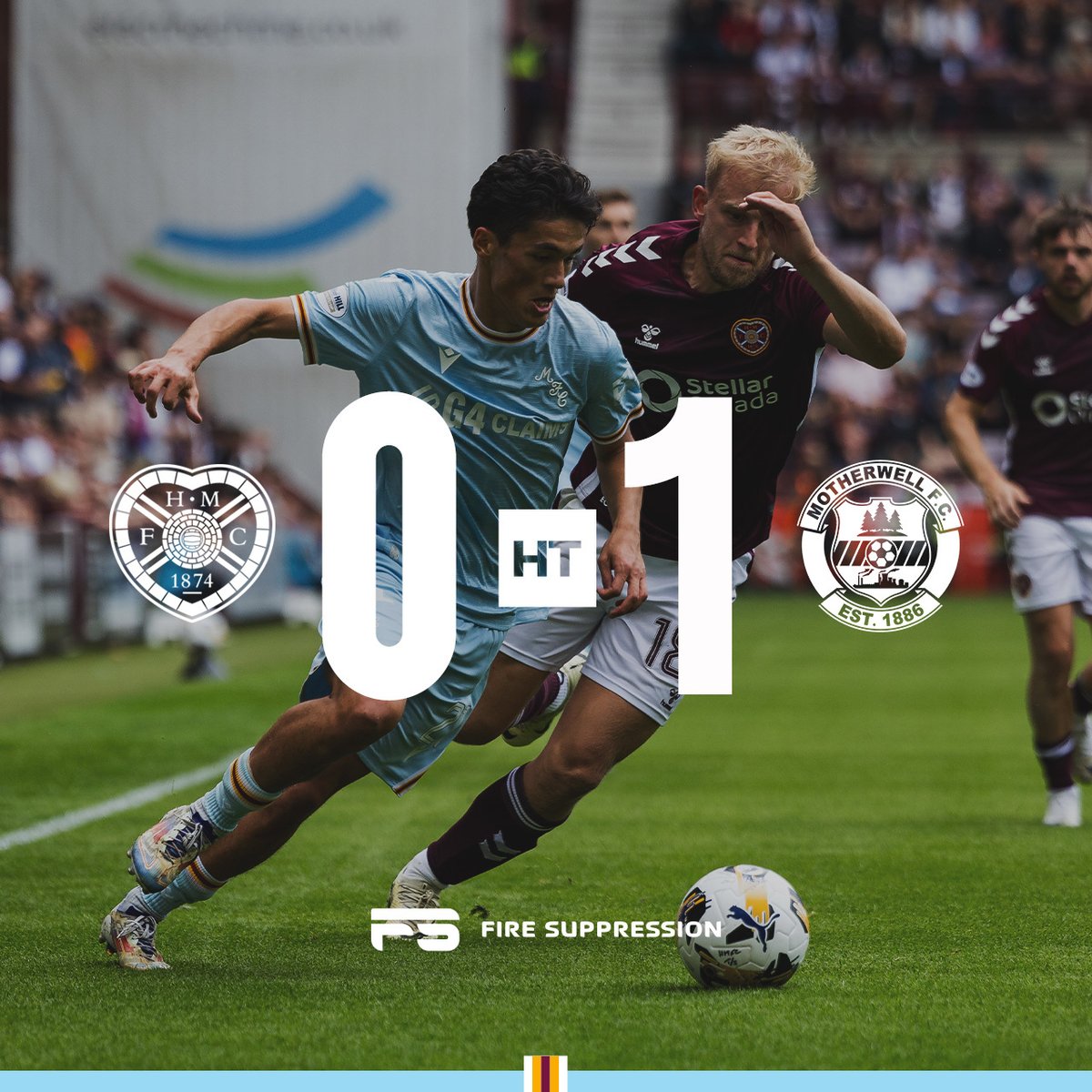 What a first-half performance from the Steelmen. 

Callum Slattery's goal the difference so far. 

45' // 0-1.