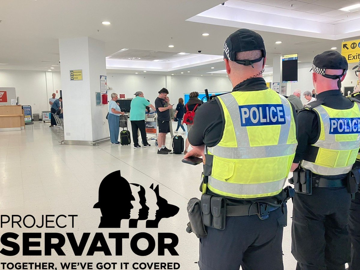 #projectservator officers deployed today <a href="/BELFASTCITY_AIR/">Belfast City Airport</a> and we use a range of tactics, some unseen, to keep you safe. If you see anything you're not happy about, let us know &amp; we'll deal with it.