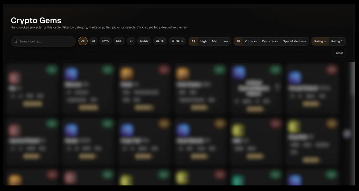 Doc (@drcrypto47) on Twitter photo We just relaunched the Gems Table..
Solid alt picks built to surface real conviction...not shills and noise...
Plus..
✅ My top 10..
✅ Top 10 from <a href="/AskCryptoWealth/">Oz</a> 
Ratings, thesis, catalysts and linked straight to DCA levels..
Alpha Insiders already have it..
#Altseason We just relaunched the Gems Table..
Solid alt picks built to surface real conviction...not shills and noise...
Plus..
✅ My top 10..
✅ Top 10 from <a href="/AskCryptoWealth/">Oz</a> 
Ratings, thesis, catalysts and linked straight to DCA levels..
Alpha Insiders already have it..
#Altseason