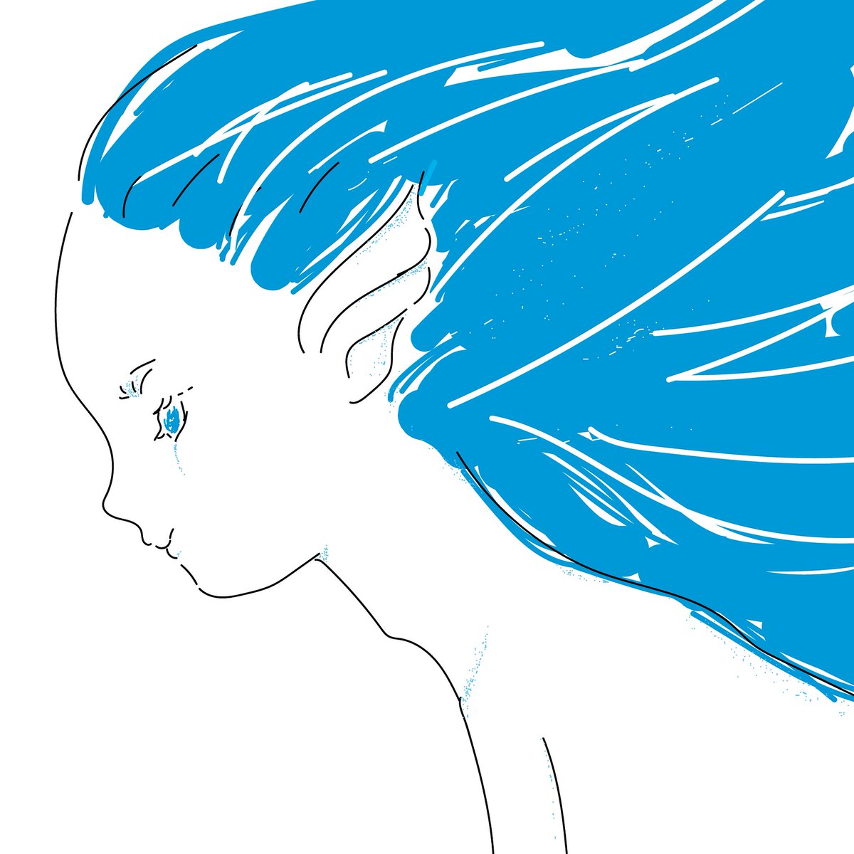 横向き生物図鑑
白磁の砂浜

#illustration
#イラスト
