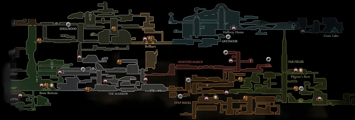 Here's a more complete stitched together map of Pharloom from the Silksong trailer, courtesy of <a href="/min_ferna/">Min</a> !!