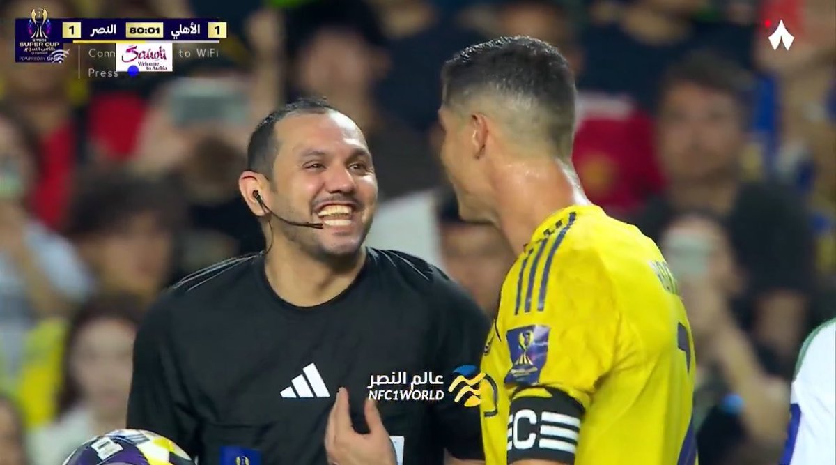 شكل الجمهور السعودي حاليًا اذا قابلوا نصراوي