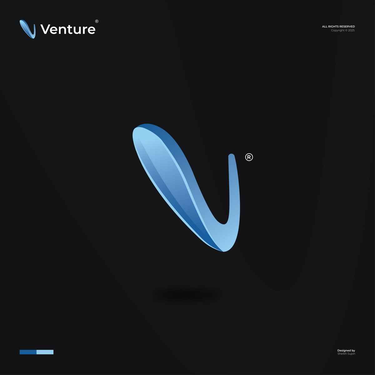 SujonDesign's tweet image. &quot;Venture&quot;
Logo Design (Unused)

Let&apos;s talk about your project.
Gmail: sheikhsujondesign@gmail.com
WhatsApp: +8801714988890

#techlogo #CreativeLogo #CustomLogoDesign #BrandIdentityDesign #LogoThatSpeaks #ModernLogoDesign  #venture #lettervlogo