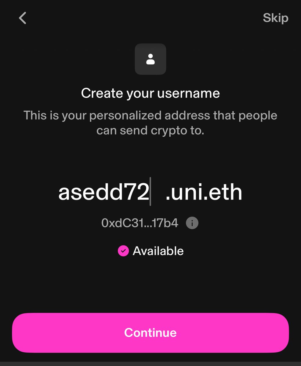 Uniswap — Mint Domain 🦄

You can mint a .uni domain name for free on <a href="/Uniswap/">Uniswap Labs 🦄</a> 

     ➖download app: wallet.uniswap.org/?utm_medium=li…
     ➖create new wallet or use existing
     ➖search available name
     ➖claim ☑️

Uniswap raised $188M, have an upcoming tokenless L2 (<a href="/unichain/">Unichain</a>)