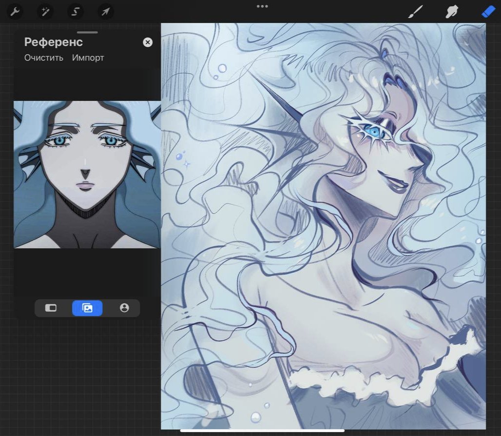 sketch of undine
I promise to finish this art 🫩 
#BlackClover  #ブラッククローバー