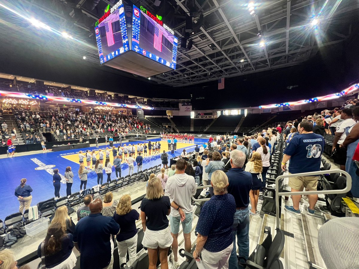 Amy Zimmer (@amyzimmerwjcl) on Twitter photo Awesome turnout for the first-ever volleyball match at <a href="/enmarketarena/">Enmarket Arena</a>
<a href="/WJCLNews/">WJCL News</a> <a href="/GSAthletics_VB/">GS Volleyball</a> <a href="/GamecockVB/">Gamecock VB</a> <a href="/SavannahSports/">SAV Sports Council</a> Awesome turnout for the first-ever volleyball match at <a href="/enmarketarena/">Enmarket Arena</a>
<a href="/WJCLNews/">WJCL News</a> <a href="/GSAthletics_VB/">GS Volleyball</a> <a href="/GamecockVB/">Gamecock VB</a> <a href="/SavannahSports/">SAV Sports Council</a>