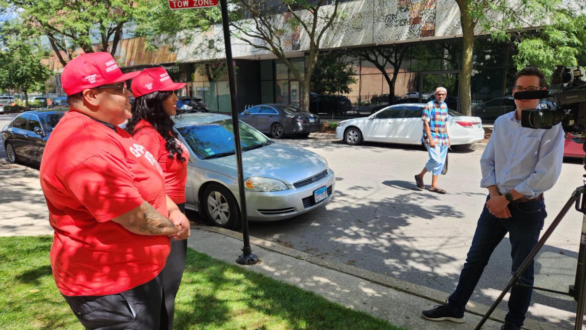 Thank you, CBS News Chicago, for taking the time to come out and speak with us about President Donald J. Trump’s mention of our work and our views on why the National Guard needs to come to Chicago.

#ChicagoFlipsRed