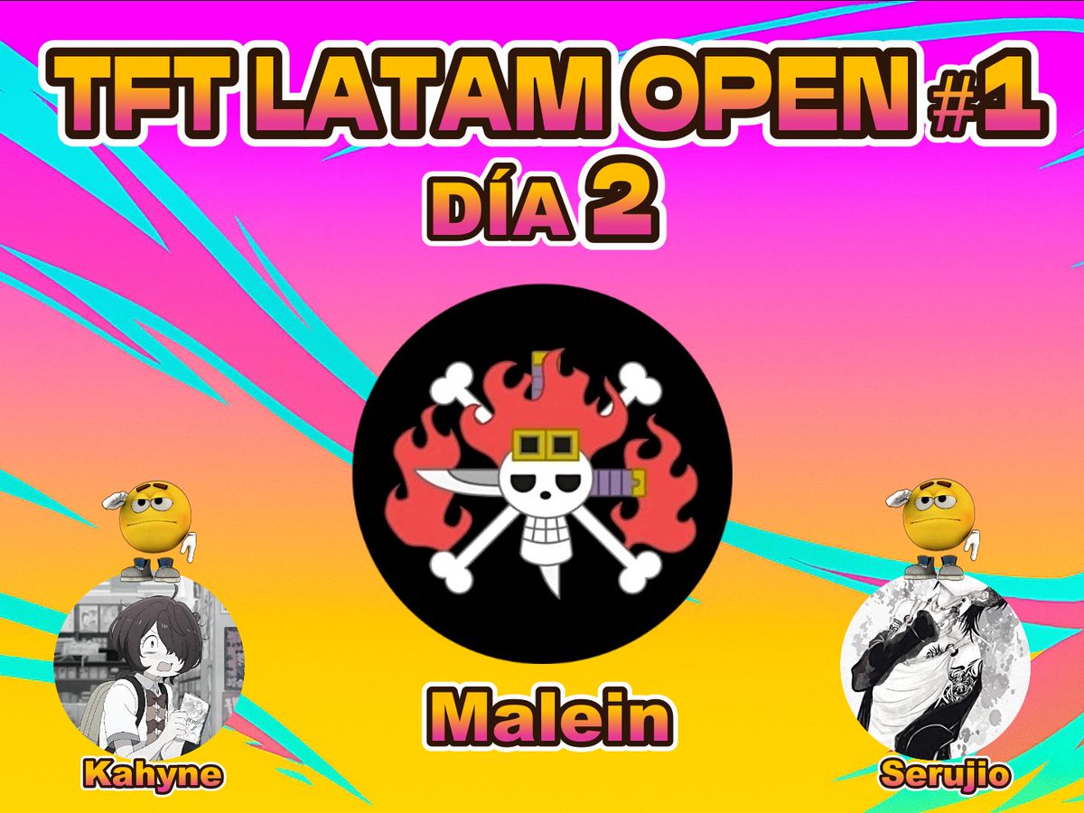 El día 2 del OPEN LATAM es hoy y solo nos queda 1 jugador en pie.

¡¡Vamos, <a href="/maleintft/">Malein</a>!!

Tienes todo el apoyo del equipo.