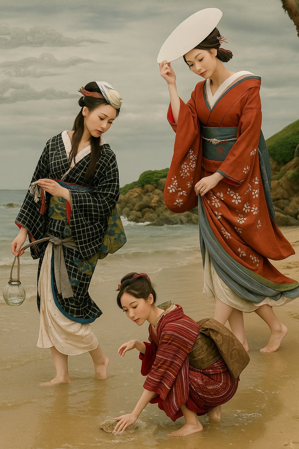 歌川豊春、夕涼み図、超希少・大判画集画、新品高級額装付 AIアートギャラリーREST@Akane個展開催中 on X: 