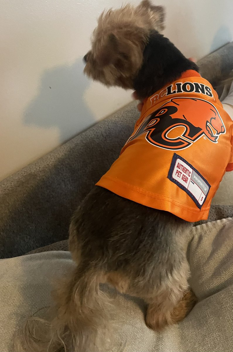 Colonel Gustard is excited to support the <a href="/BCLions/">BC LIONS</a> in his new jersey.