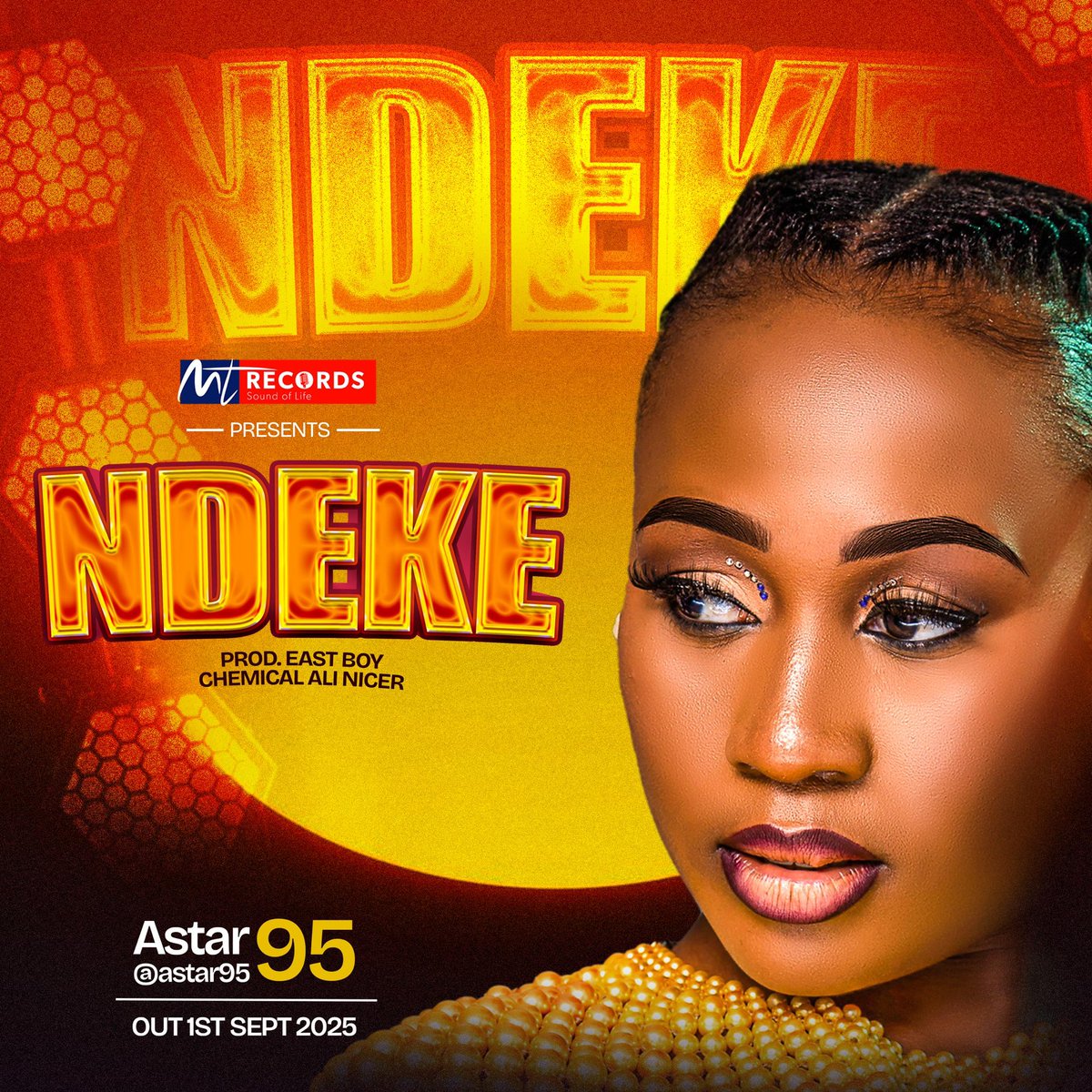 Warm regards ladies &amp; gentlemen.I’m dropping a brand new dancehall track "*NDEKE*" this September 1st, 2025.

The song will be available on all streaming platforms. youtube.com/@astar-95?si=4…
#NDEKE👐
#Astar95LiveInGirlRisingConcert
#06/Dec/THATCHGARDENS
#MtRecords2025🔥