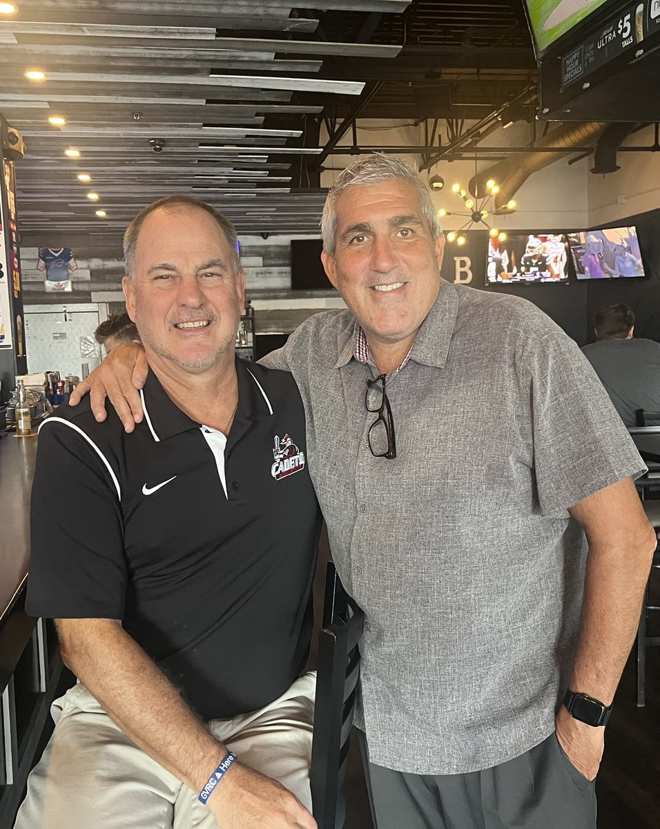 Got to catch up with Mr. Bartalo as we paid our respects to John Farnham! An outstanding teacher and coach! RIP Coach!