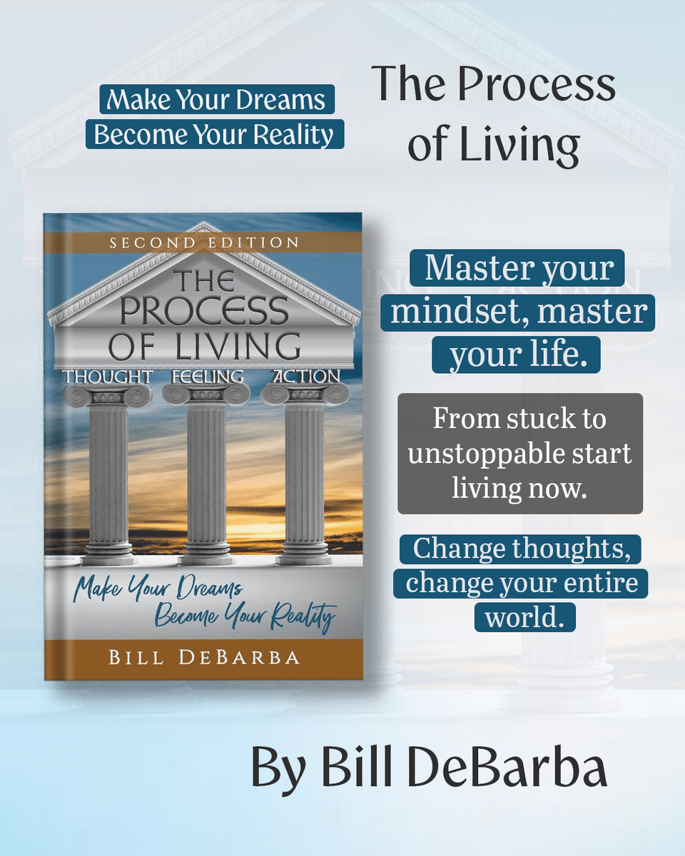 Art of Writing (@artofwriting) on Twitter photo Ready to stop asking, why not me? <a href="/bill_debarba/">Bill DeBarba</a> ’s The Process of Living shows how mastering thoughts & actions creates real results. Simple, well-explained steps that give you a new, empowered perspective.
Available on - amazon.com/dp/1960995006/ Ready to stop asking, why not me? <a href="/bill_debarba/">Bill DeBarba</a> ’s The Process of Living shows how mastering thoughts & actions creates real results. Simple, well-explained steps that give you a new, empowered perspective.
Available on - amazon.com/dp/1960995006/