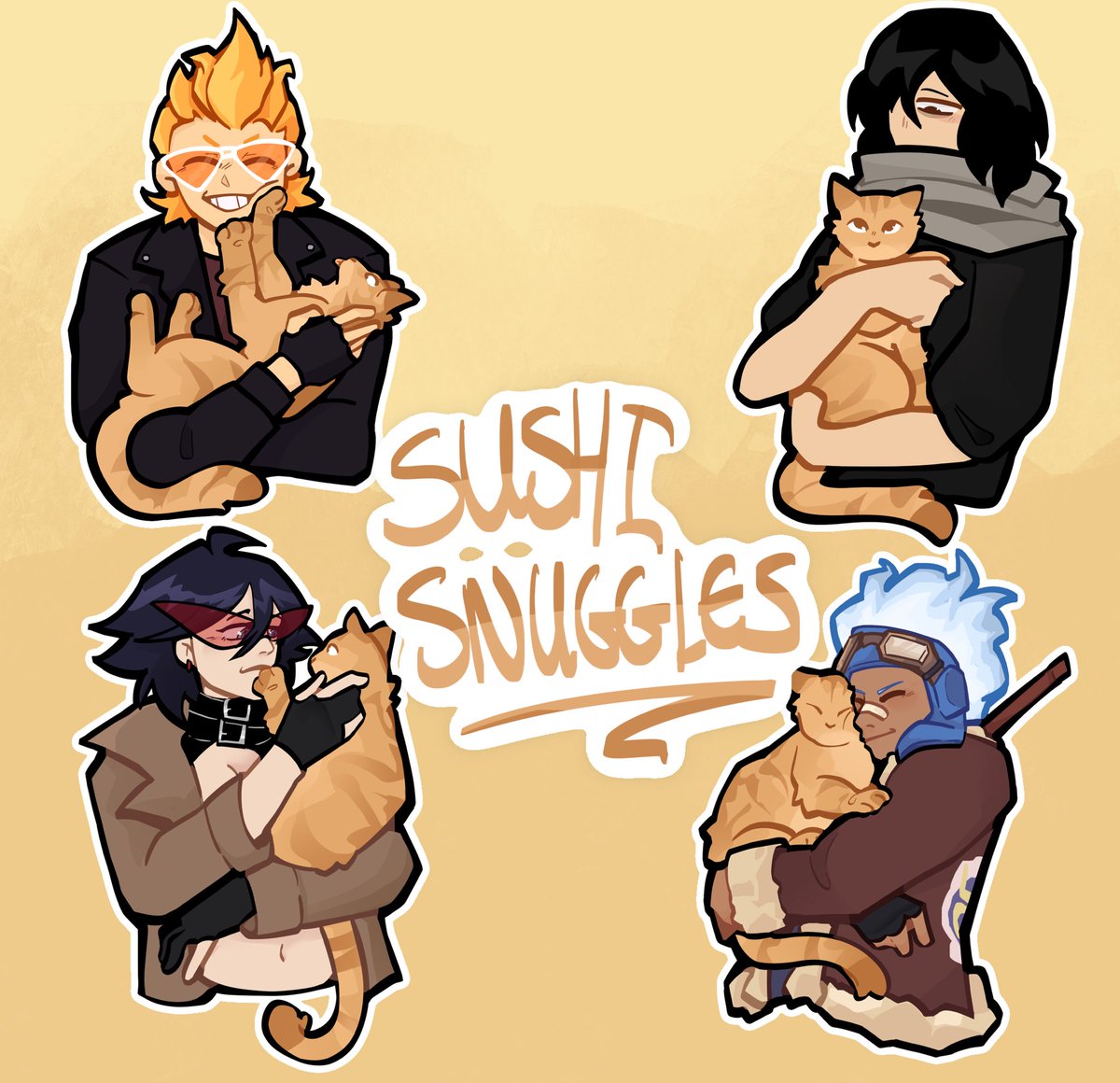 Get ready for sushi snuggles keychains! Preorders will be opening within the next few weeks (hopefully) so keep an eye out!! :D