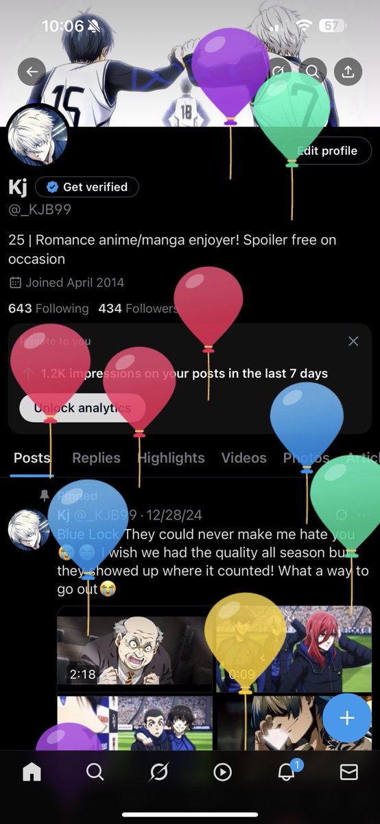 _KJB99's tweet image. Who put those balloons there👀