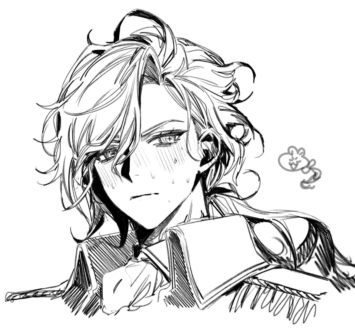 巌窟王の衣装はすべて首まで覆う窮屈なデザインで、伯爵のものも同様だ。
傷跡を隠すためだと考えると、やはり少し良い印象を受ける……。
反対に、水着の場合は傷跡を気にせずに見せているので、やはり私たちを信頼しているからなのだろうか。