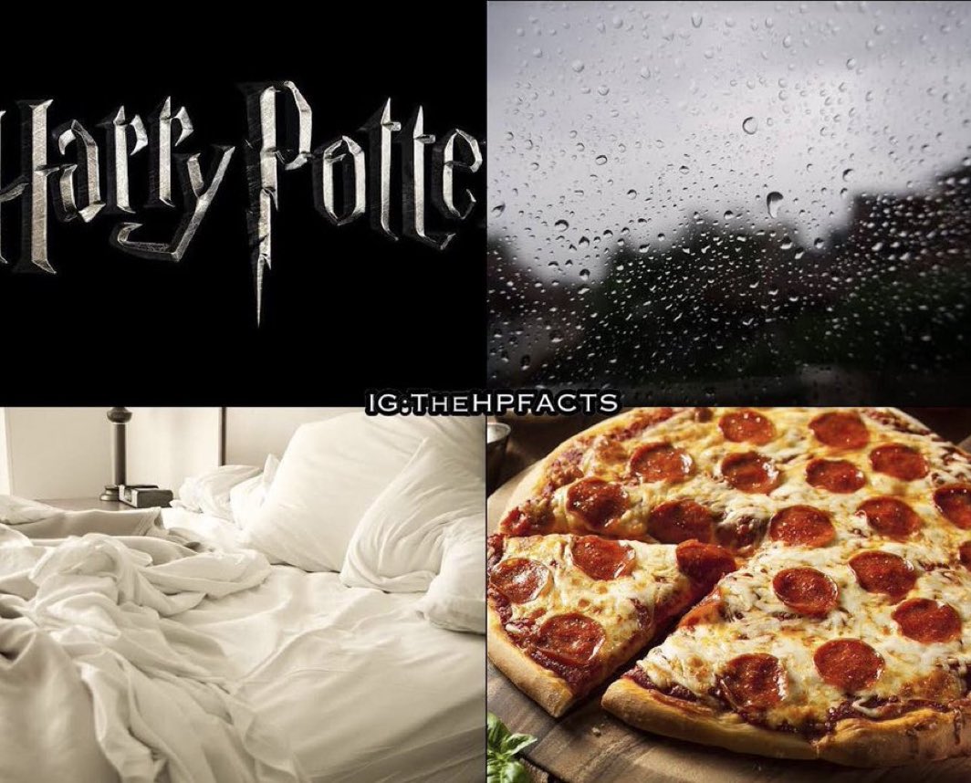 The perfect Saturday⚡️🌧️🍕