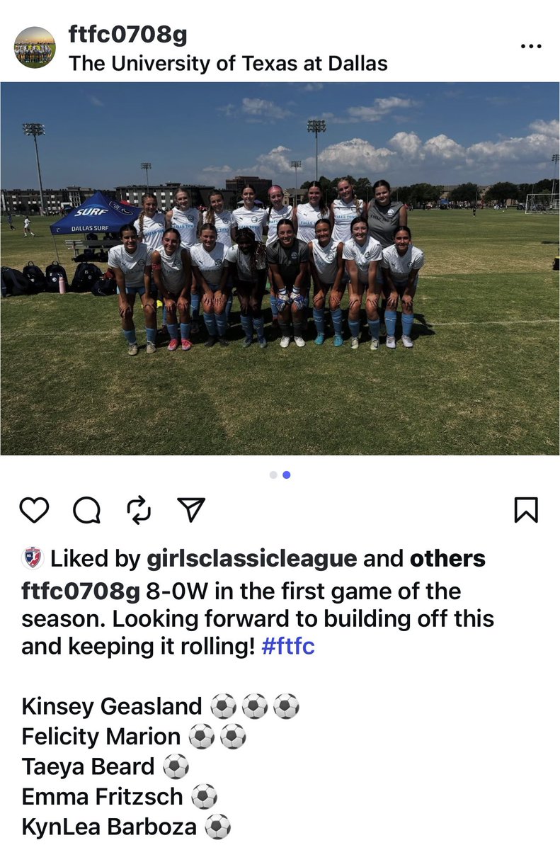 Lindsey Geasland (@lins22hog) on Twitter photo And the season begins! 8-0
#7ismy fav ⚽️⚽️⚽️🅰️🅰️ And the season begins! 8-0
#7ismy fav ⚽️⚽️⚽️🅰️🅰️