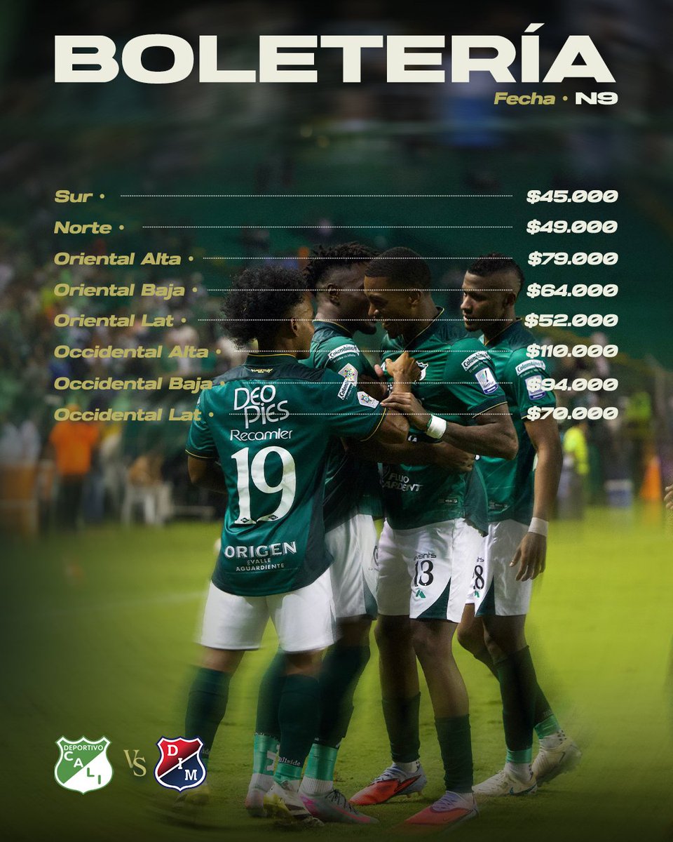 🗓 Nos vemos el sábado 30 de agosto en nuestro estadio 🏟 El aliento de todos ustedes será vital para lograr otra victoria en casa que nos consolide entre los mejores 💪 A las 8:30 p.m. rodará el balón y nuestros corazones latirán más rápido ⚽️💚 

🎟 Compra tu entrada en