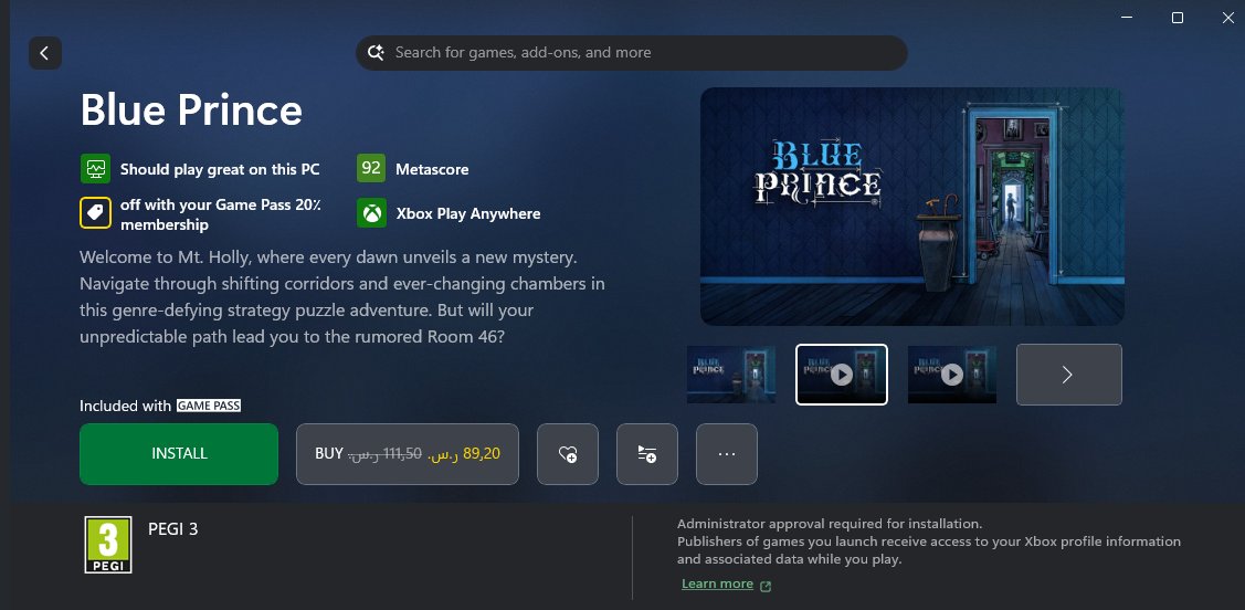 خلونا نكون صريحين .... قيم باس يفوز  كل مرا انبهر في الالعاب اللي يوفروها في المنصة يعني تكون العاب جديدة او العاب قادمة بعد شهر/ شهرين 😍
والاشتراك 35 ريال بس والله خطيرين يستاهلوا صفقة👏