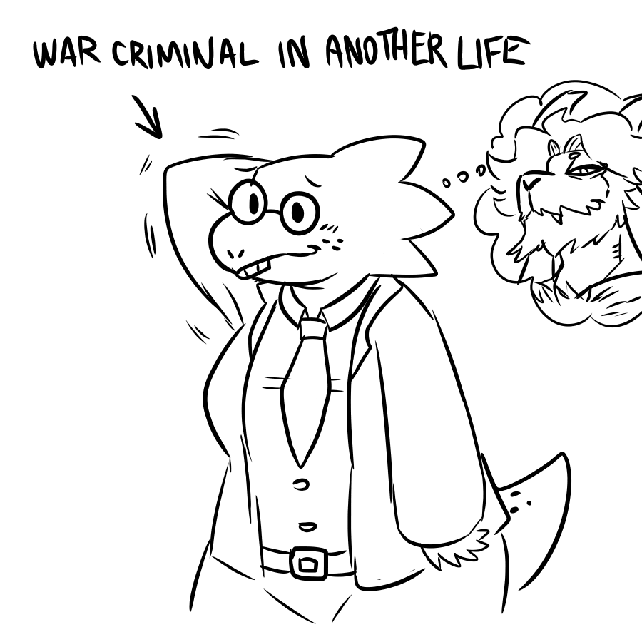 alphys doodle i had lying around in my files