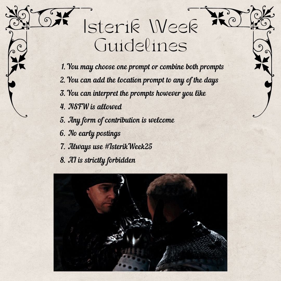 The guide to follow! 
#IsterikWeek25