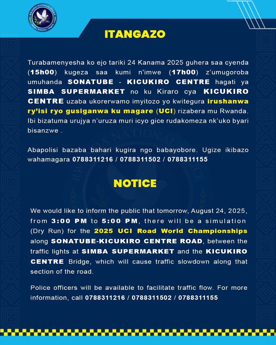 Rwanda National Police tweet media