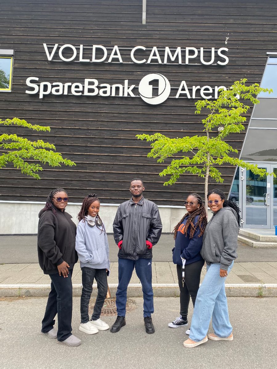 upsaccra's tweet photo. Five UPSA students have arrived safely in Norway to begin their semester-long exchange programme at Volda University College, marking yet another milestone in our global academic partnerships.
#WeLoveUPSA😍 #upsa #upsa60
#studentexchange https://t.co/BoACmEtJsO