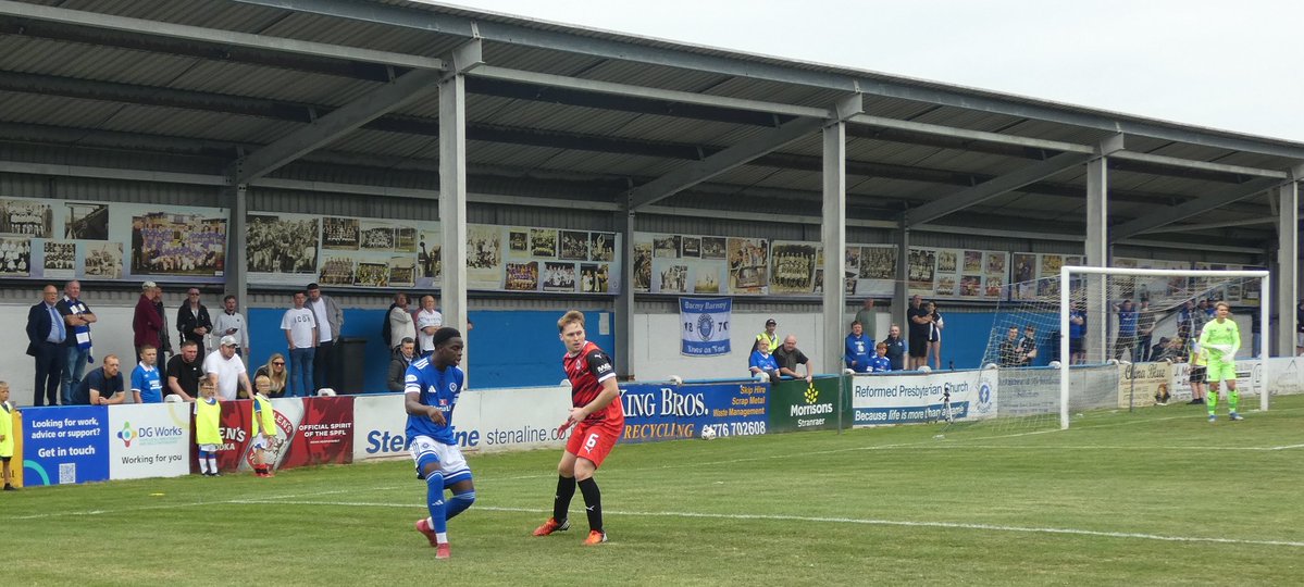 Kevin Waddle (@kevinwaddle6) on Twitter photo Todays encounter was <a href="/SPFLleague2/">Scottish League 2</a> as <a href="/StranraerFC/">Stranraer FC</a> and <a href="/ClydeFC/">Clyde FC</a> shared the points in a 1-1 draw.
Another ground crossed off my list. Todays encounter was <a href="/SPFLleague2/">Scottish League 2</a> as <a href="/StranraerFC/">Stranraer FC</a> and <a href="/ClydeFC/">Clyde FC</a> shared the points in a 1-1 draw.
Another ground crossed off my list.