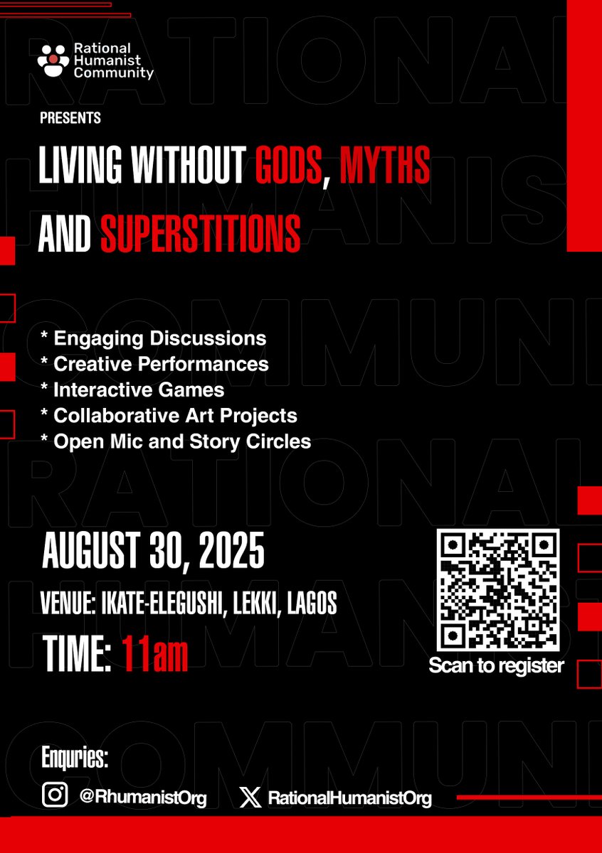 Like this if you will be attending RHC's Lagos meeting next Saturday.🌚