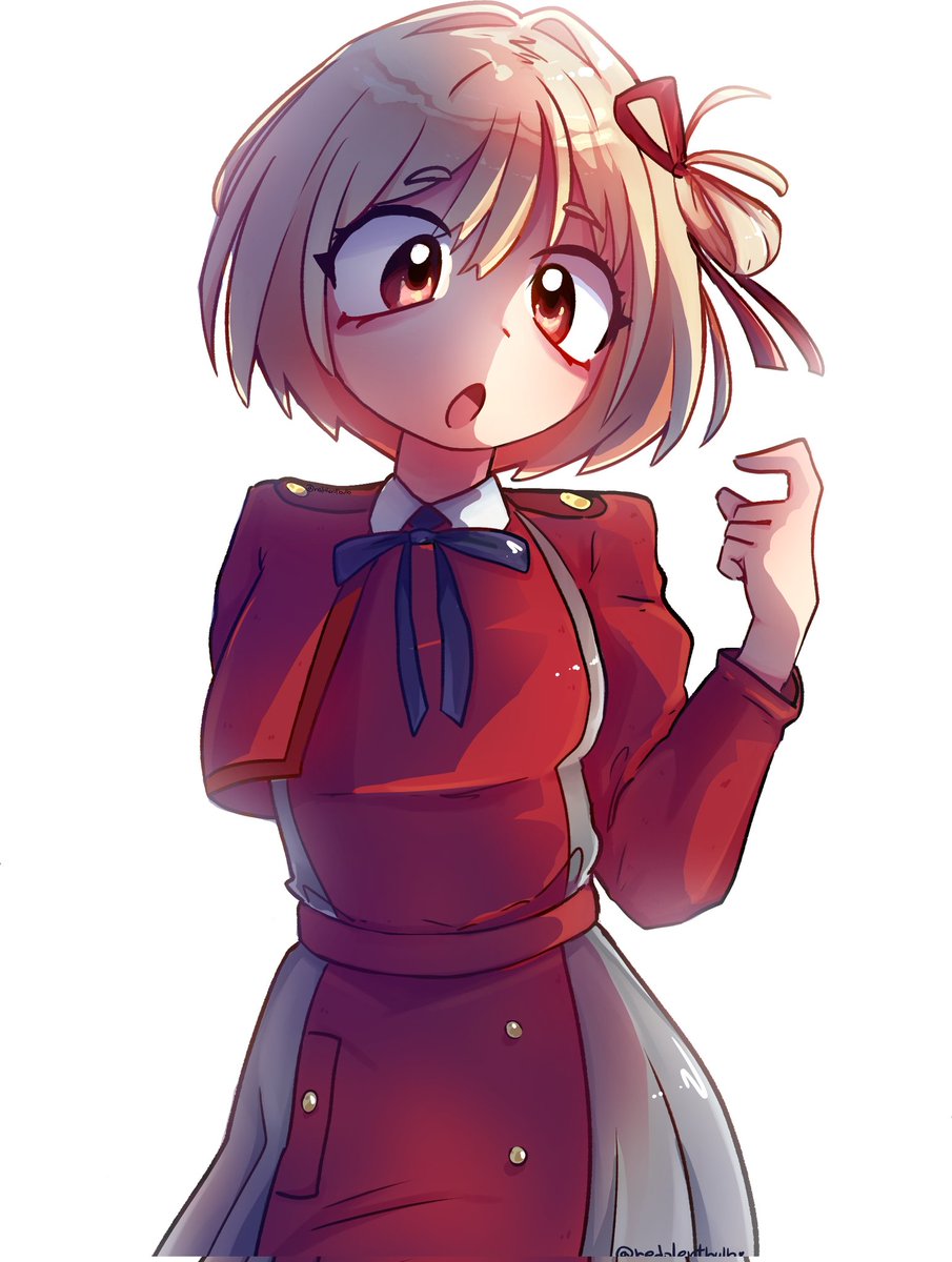 Thanks to <a href="/redolentbulb/">redolentbulb</a> for the fantastic fanart of Chisato Nishikigi🎉 
I'm very happy to have commissioned it, and thank you again for your kindness and dedication.

#リコリス・リコイル #リコリコ #fanart #Lycorisrecoil #Chisatonishikigi #VGen #drawings