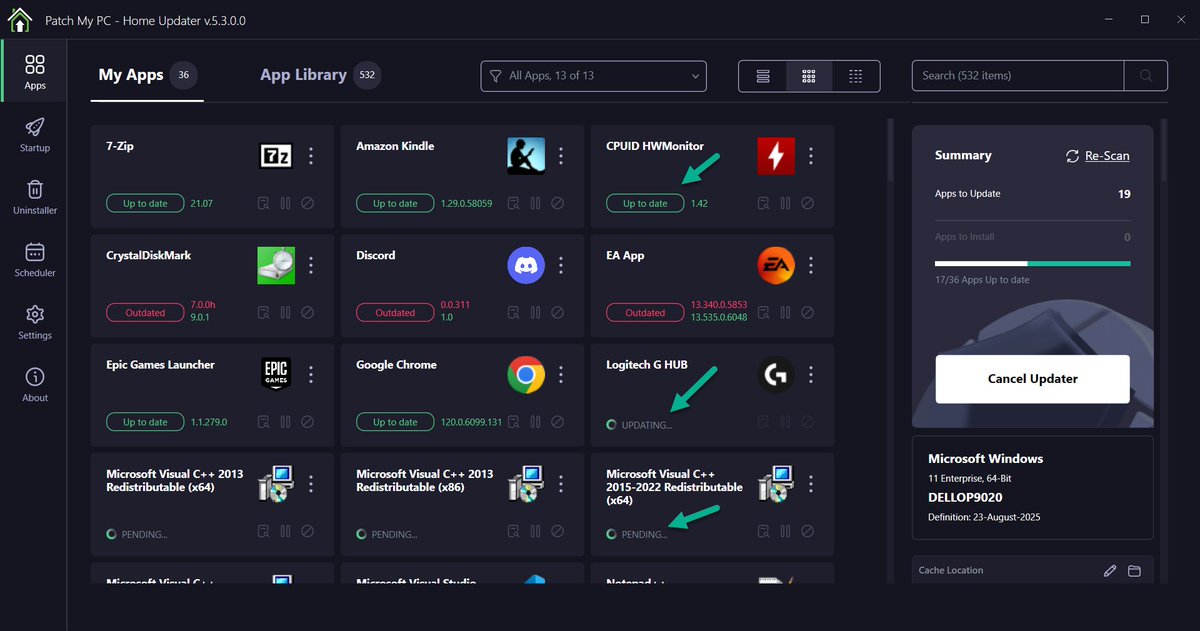 ncbrady's tweet image. Blogged: Why you should be using Patch My PC’s free home-updater niallbrady.com/2025/08/23/why… @PatchMyPC  @Windows