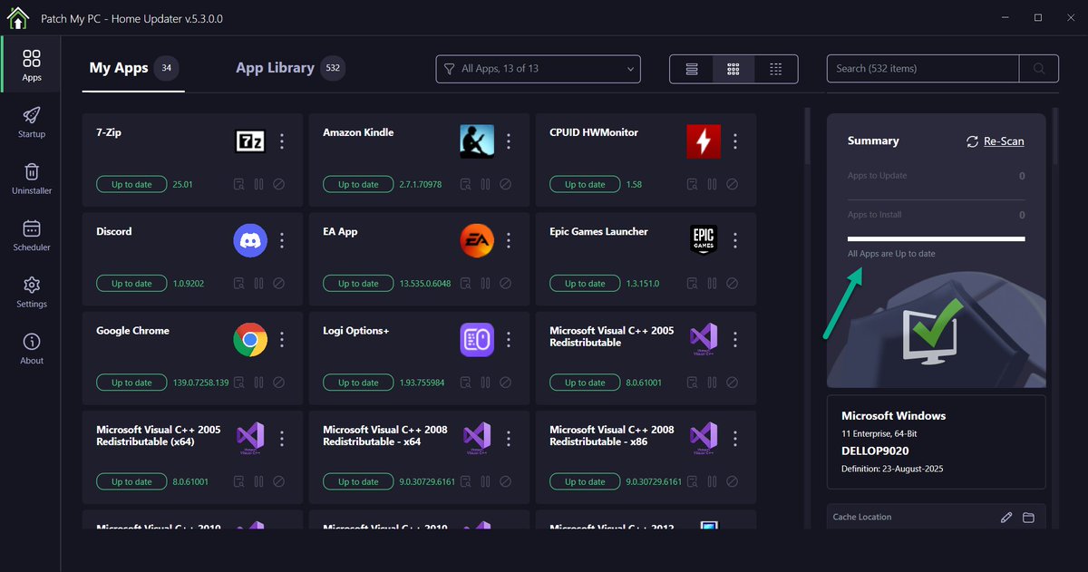 ncbrady's tweet image. Blogged: Why you should be using Patch My PC’s free home-updater niallbrady.com/2025/08/23/why… @PatchMyPC  @Windows