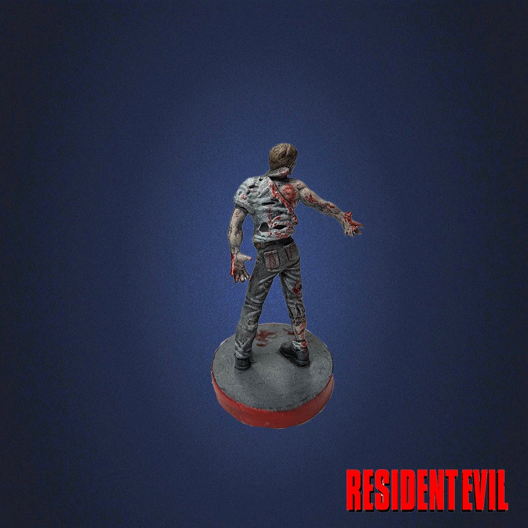 RiftOut's tweet image. Resident Evil 3 Boardgame another Zombie painted